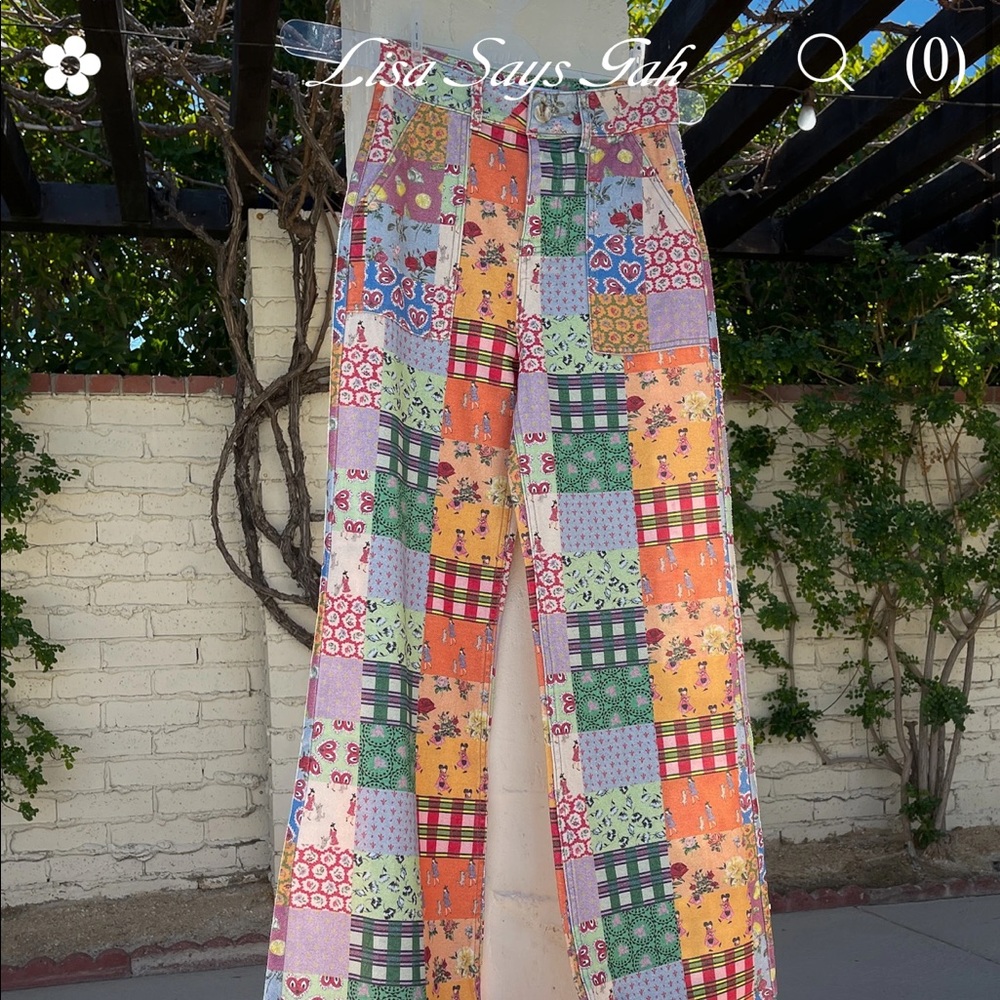 SELL OR TRADE Rachel antonoff Mike pants in Nana’s quilt print